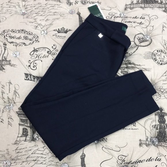 LAUREN Ralph Lauren Stretch Ponte Straight Pants - Picture 8 of 8